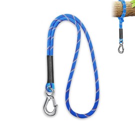 Tutamaz Hanging Rope, 100 cm Hammock Suspension Rope Adjustable Hanging Chair Strap with Carabiner Tree Swing Nest Swing Beam Attachment for Swings Hammock