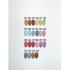 Syrup Gel One Color Handmade Nail Tips 1+1 - Short