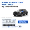 XTryfun 48T Zicron Sand Touch Up Paint for Mazda, DIY