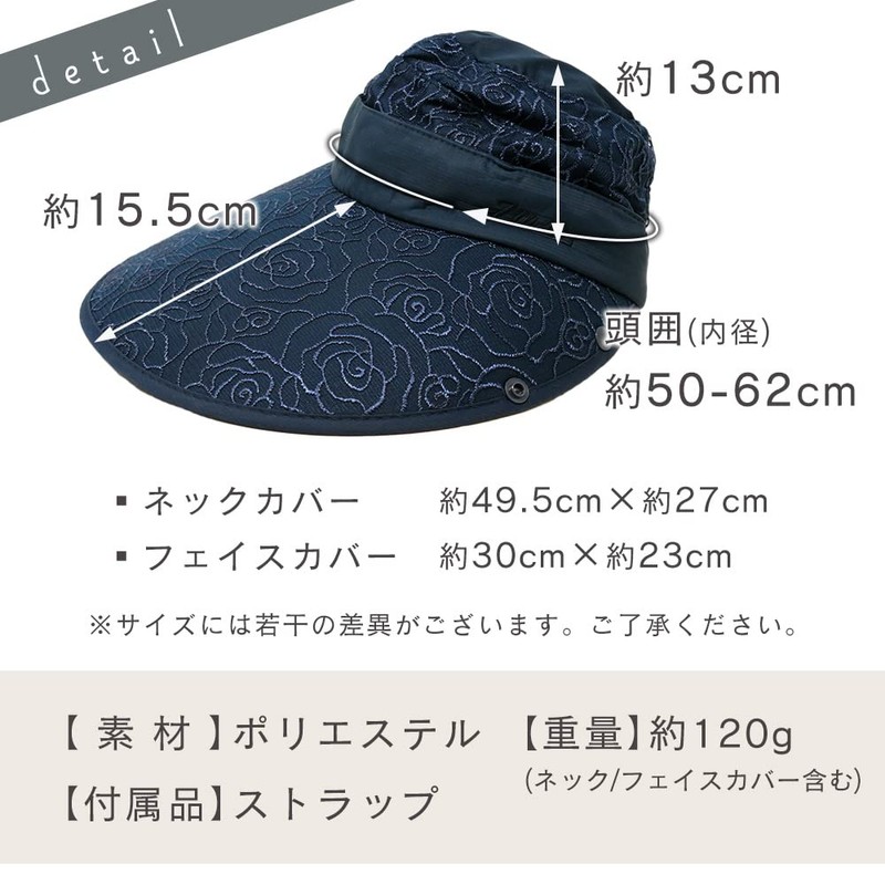 Mitas TN-ANHT Women's Sun Hat, navy