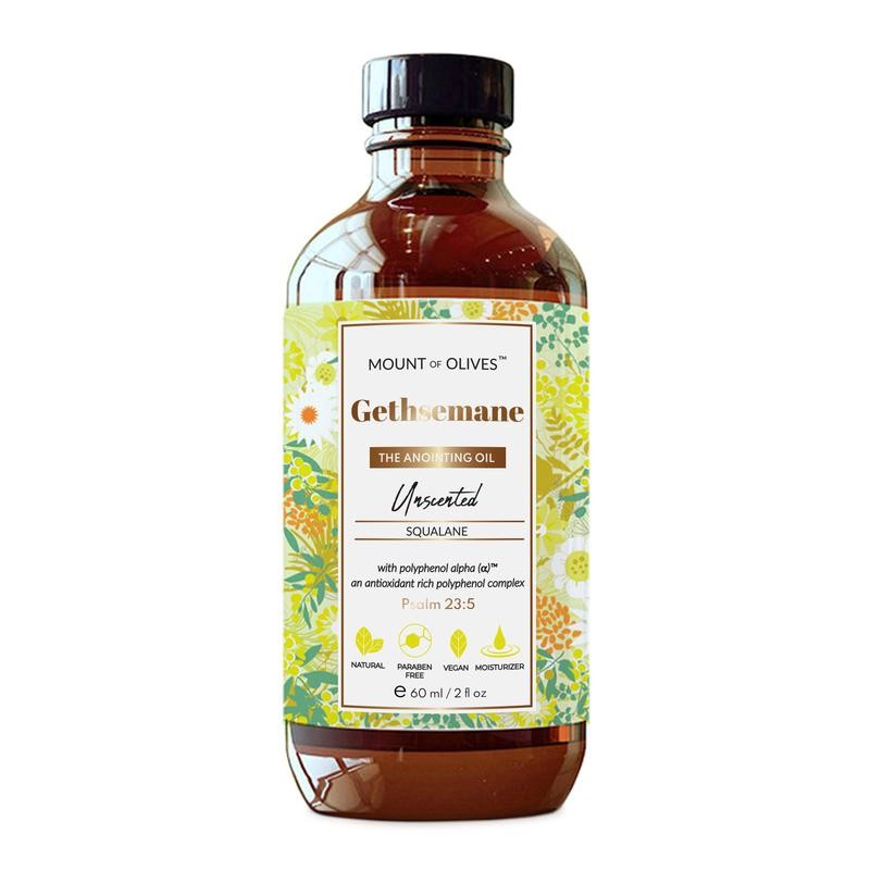 Mount of Olives Gethsemane Anointing Oil (Unscented) With Cosmeceuticals Derived