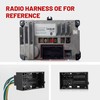 RED WOLF Stereo Wiring Harness Antenna Adapter Fit for 2013-2019