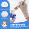 WANJAO Glass Etching Kit, Long-Lasting with Etching Stencils, Gloves Paper
