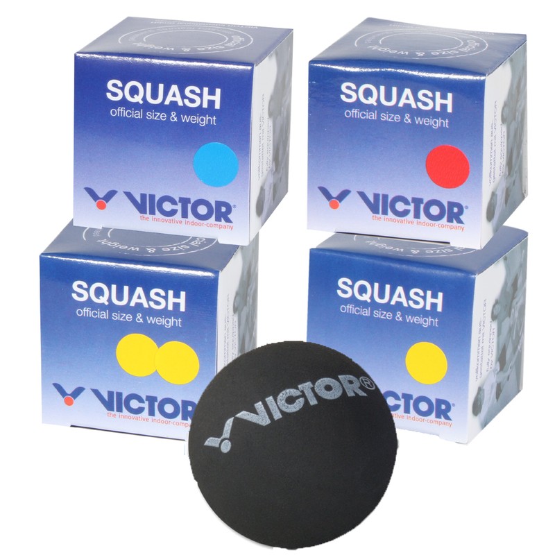Victor Squash Balls Medium Red II Pack of 3