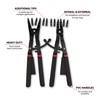Performance Tool W88015 Heavy Duty Snap Ring Pliers Set for