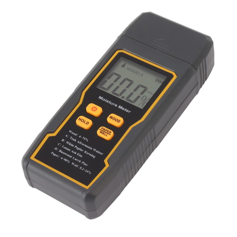 Moisture Detector Multifunctional 4 Modes Digital Moisture Meter with LCD