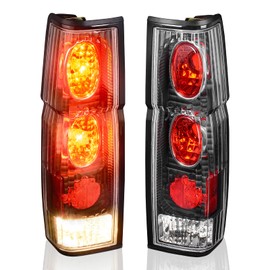 DWVO Tail Light Assembly Compatible with Hardbody D21 1986-1994 Hardbody Pickup 1995 1996 1997 Tail Lights Replacement Tail Lamps