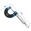 Wisamic Micrometer Tool 0-25 mm Resolution 0.01 mm Metric Outdoor