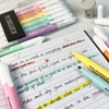 YOSKAEDI 12 Highlighters Pastel, Bible Highlighter, Small, Highlighter Pen Pen,