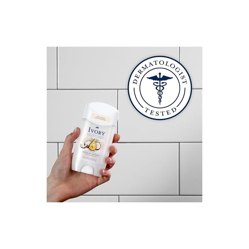 Ivory Gentle Deodorant Notes of Coconut 2.4oz