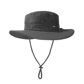 FURTALK Sun Hats for Men Women Packable Wide Brim Summer UV Protection Fishing Hat UPF 50+ Adjustable Chin Strap Bucket Hat Outdoor Grey