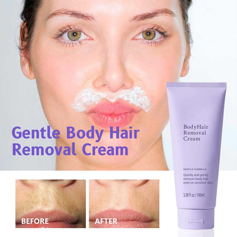 Facial Hair Removal Cream，Body Hair Removal Cream for Sensitive Skin