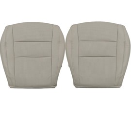 GXARTS Driver and Passenger Side Replacement Bottom Leather Perforated Seat Cover Tan Compatible with Jeep Grand Cherokee 2011 2012 2013 2014 2015 2016 Fit for Dodge Durango 2011-2018