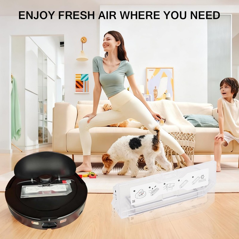 Dust Bin Box Compatible with Roborock Q Revo Robot Vacuum
