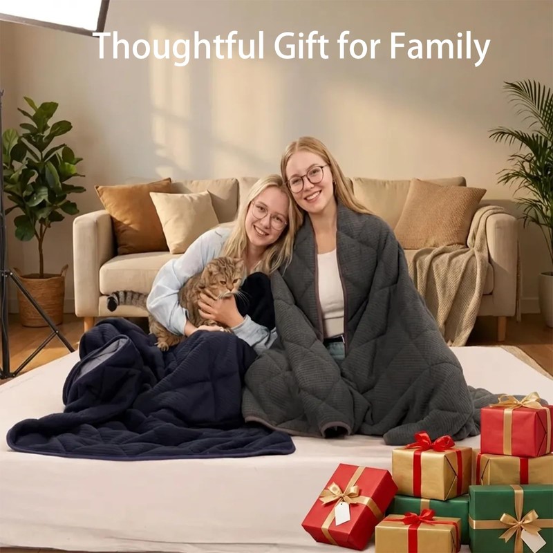 ZonLi 20lbs Weighted Blanket for Adults Sleeping, Double-Sided All Season