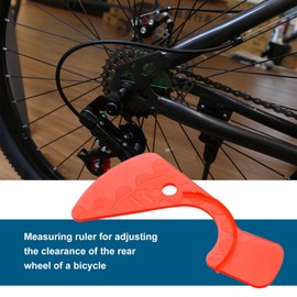 ECSiNG 2 Pieces Chain Gap Adjustment Gauge Tool Repair Tool Part for Bicycles Compatible with SRAM Eagle SX/NX/GX 12, Red/Green