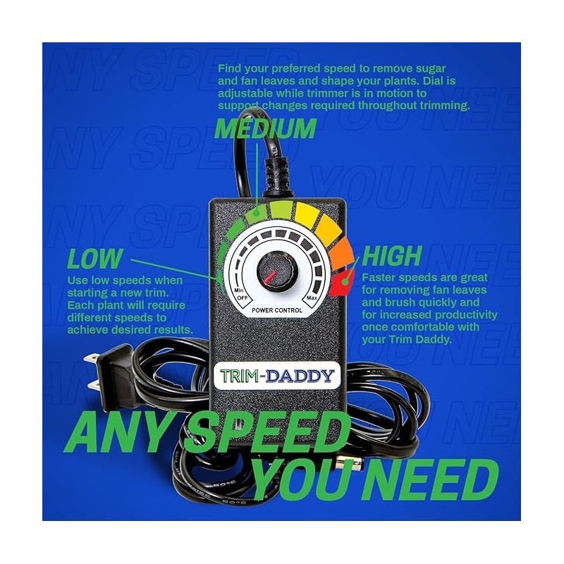 Trim-Daddy 3BASE Trimmer with Single Biggie Blade - Wet Trimmer