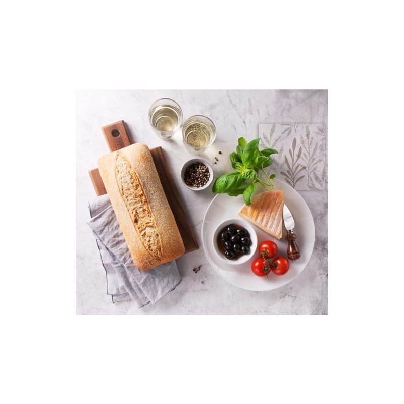 20 Napkins Compostable Delicate Grasses in Nature 33 cm