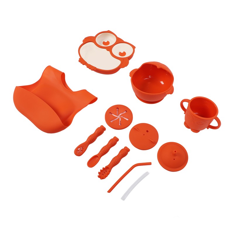 Baby Led Weaning Supplies Owl Shape Teether Safety Strong Suction