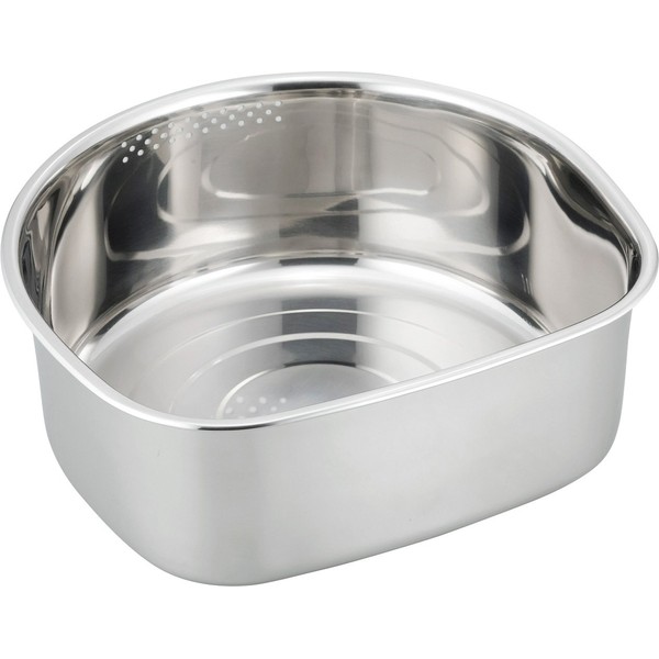 Wahei Freiz SUI Goot SUI-6049 D-Shaped Washtub with Rubber Feet