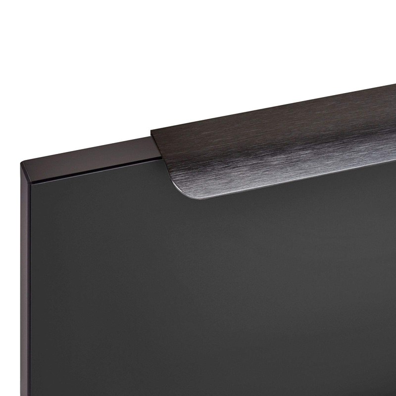 Furniture Handle Blank Round 50 mm Stainless Steel Look Titanium