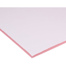 Rolyan Temper Foam, 3/8" x 16" x 24", Self Adhesive Sheets, Pink, Soft Density, Case of 2