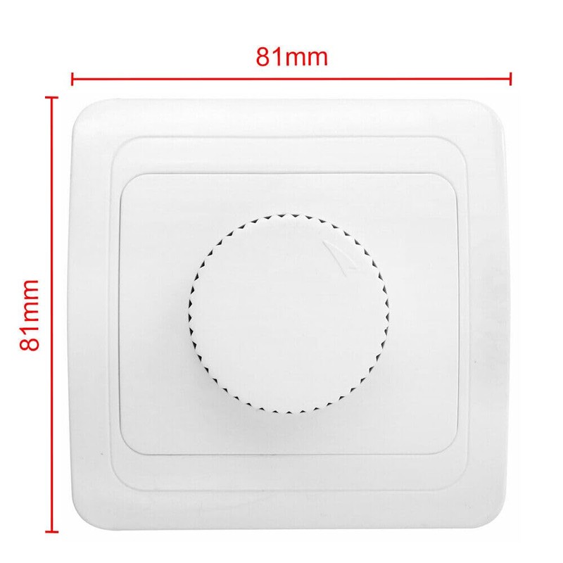 LED Dimmer Switch Flush-Mounted Brightness Control Light Switch Controller Panel