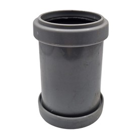 SHMOX 32mm Grey Pushfit Straight Pipe Coupler- Waste Pipe and Fittings
