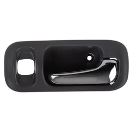 TRQ Passenger Side Interior Door Handle Chrome & Gray Compatible with 1997-2001 Honda CR-V