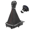 PU Leather Gear Shift Knob with Dustproof Cover Boot 6