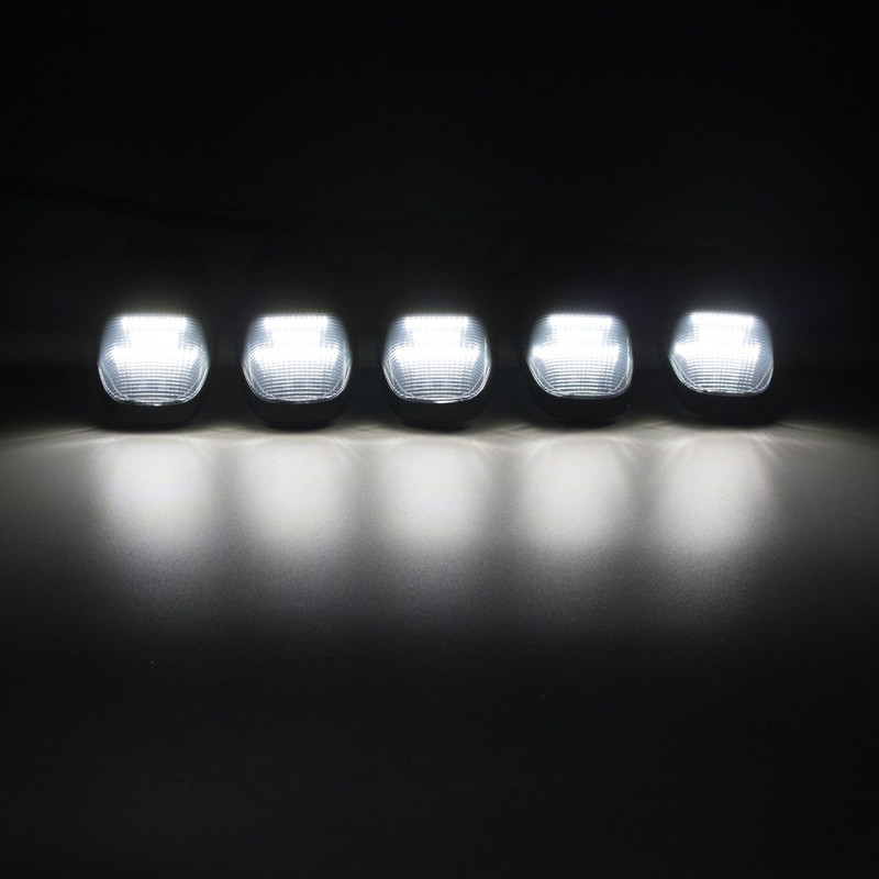 SHINEFIT LED White Cab Roof Clearance Lights Replacement for 2019