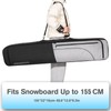 Padded Snowboard Bag Ski Bag 600D Water-Resistant Polyester Fits Board,Bindings,