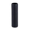 B&P Lamp® 4 Inch Flat Black Polyresin Candle Cover -