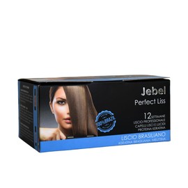 JEBEL Perfect Liss – Brasilianisches Glättungsset – 12 Wochen glatt – Pflege-Set – Intensive und schützende Behandlung und Reparatur mit Keratin – ohne Formaldehyd