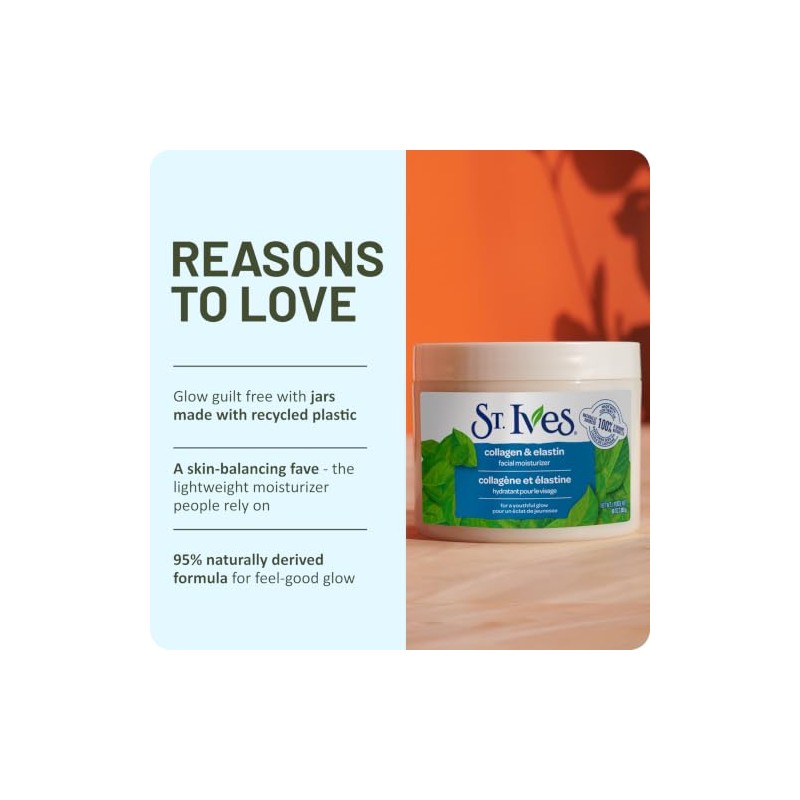 St. Ives Renewing Collagen and Elastin Moisturizer for Unisex Moisturizer