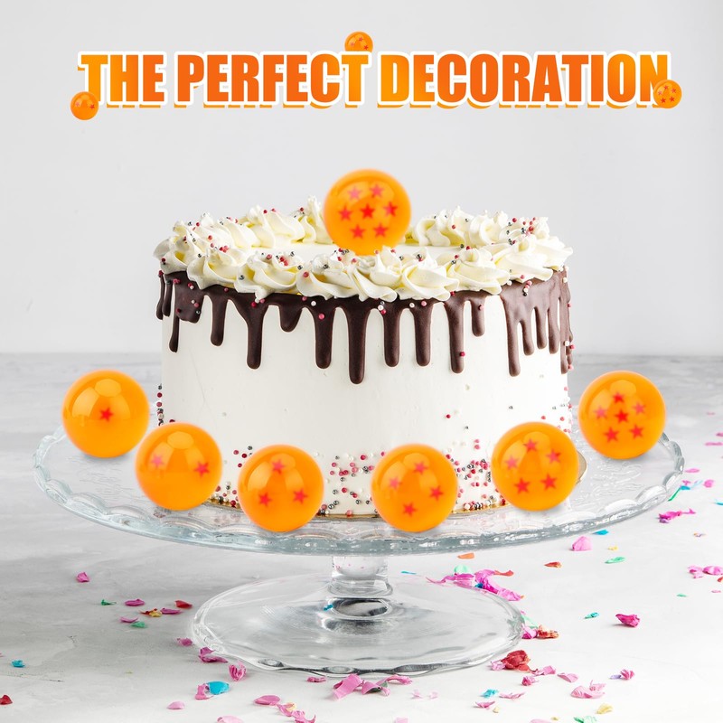 BAODELI Unisex Acrylic Resin Transparent Stars Balls Crystal Ball Anime