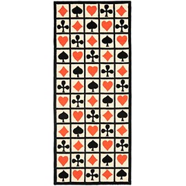 SAFAVIEH Chelsea Collection Runner Rug - 2'6" x 6', Ivory, Hand-Hooked French Country Wool, Ideal for High Traffic Areas in Living Room, Bedroom (HK266A)