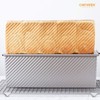 CHEFMADE Loaf Pan with Lid,Commercial Pullman Bread Pan 2.2Lb Dough