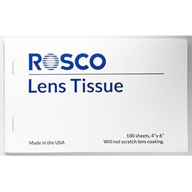 Rosco Lens Tissue - Folleto de 100 Hojas (10 x 15 cm)