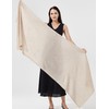 RYYOYY Luxury 100% Cashmere Wrap Soft Scarf Stole Knitted Shawl