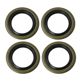 Zafina-UP Pack of 4 Wheel Trailer Hub Grease Seals 1.719" x 2.561" for 84 Spindle/ 3.500 lb Axle