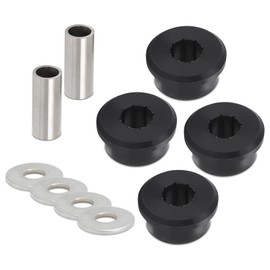 AUTOVIC Polyurethane Front Differential Side Mount Bushings Set Kit for Hummer H3 2006-2010 (Black)