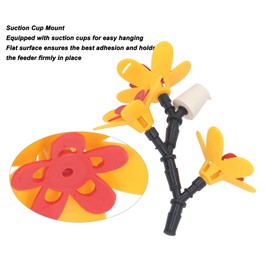 DIY Hummingbird Feeder, Bottle Recycling Bird Feeding Flower Kit, Humming Bird Feeder Stand for Patio Garden Courtyard (Dual Flower)