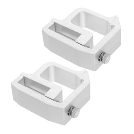 Mikinona 2pcs Camper Installation Clamp Heavy Duty Clamps Camper Cap Mounting Clamp Clamps for Camper Shell Ladder Rack Clamps Mounting Clamps Camper Accessory Top Clip Alloy Truck