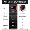 OKLPF rear brake tail light compatible with 2009 2010 2011