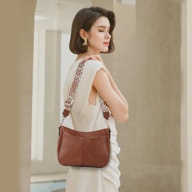 TANTOMI Crossbody Bags for Women Vegan Leather Purses for Women Hobo Bag Shoulder Bag Handbags for Shopping Work