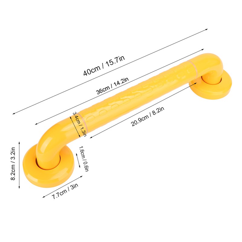 Anti‑Slip Safety Handrail Bathroom Toilet Balance Grab Bar with Luminous