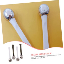 Outanaya 4Pcs Zinc Alloy Eye Cream Spoons Portable Eye Massaging Tools for Cream Application Eye Treatment Applicators for Skincare Convenient and Easy to Use