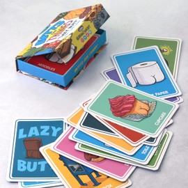 Butts on Things: Lazy Butt - Family Card Game by Brian Cook Art