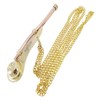 Ares India 5" Brass Copper Boatswain Whistle With Chain Bosun